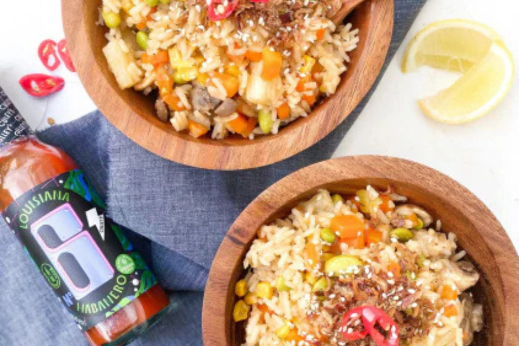 Spicy Tofu Chilli Rice