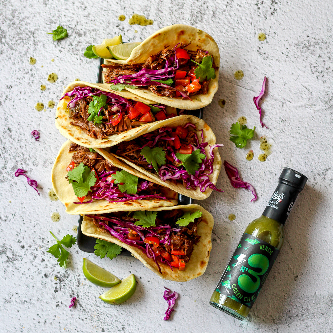 Mexican Beef Verde Taco
