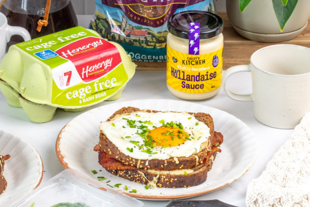 Baked Breakfast Sando with Hollandaise