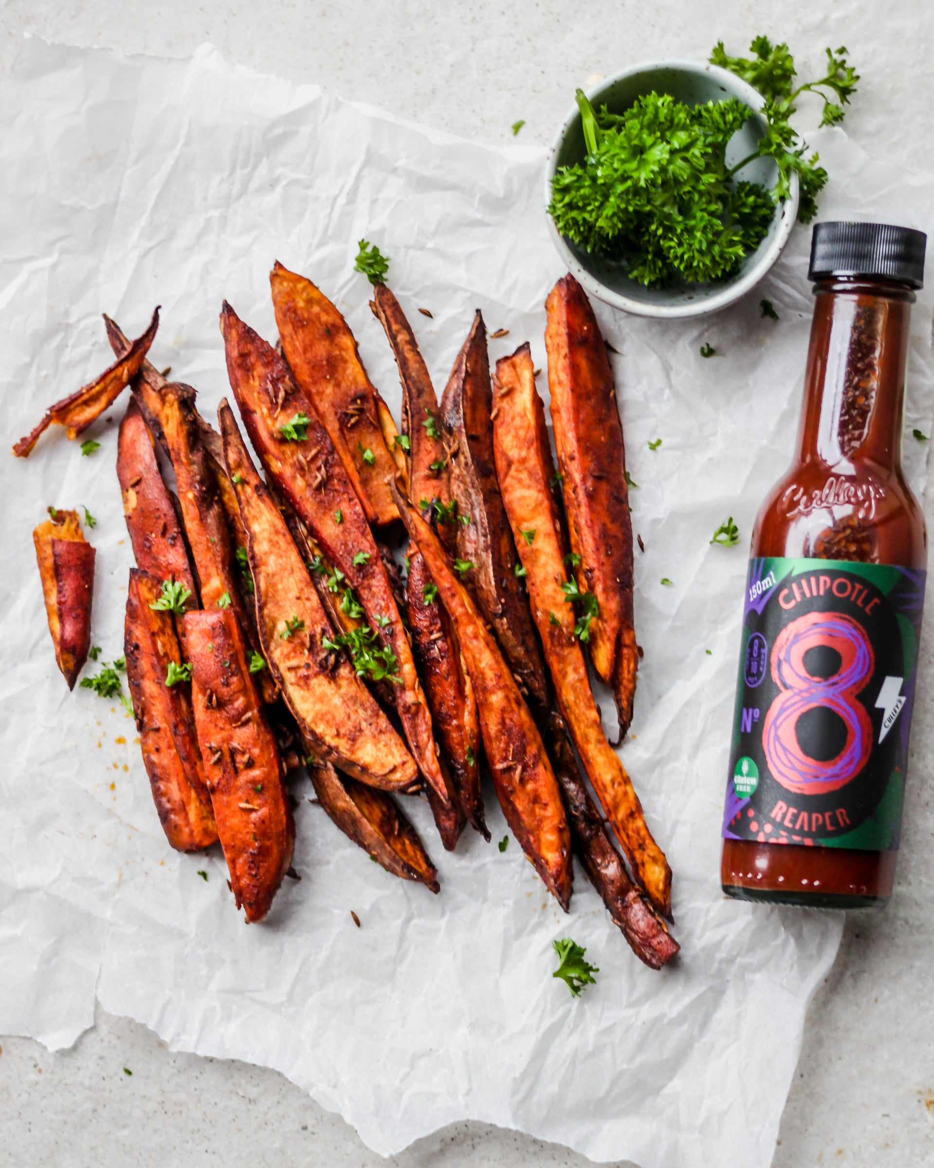 Spiced Chipotle Kumara Wedges