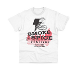 T-Shirt - Smoky Design (White)