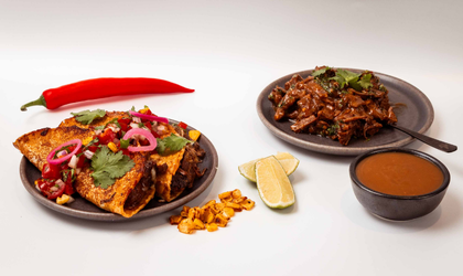 BBQ Brisket Birria Tacos