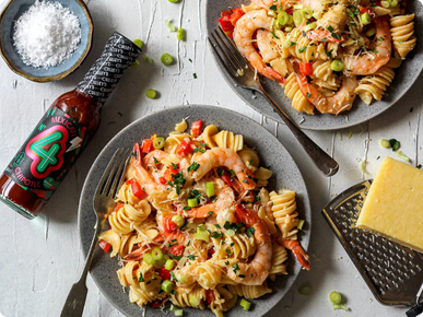 Creamy Prawn Pasta
