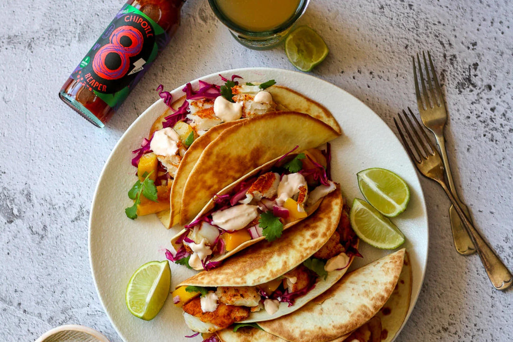 Spicy Mango Fish Taco
