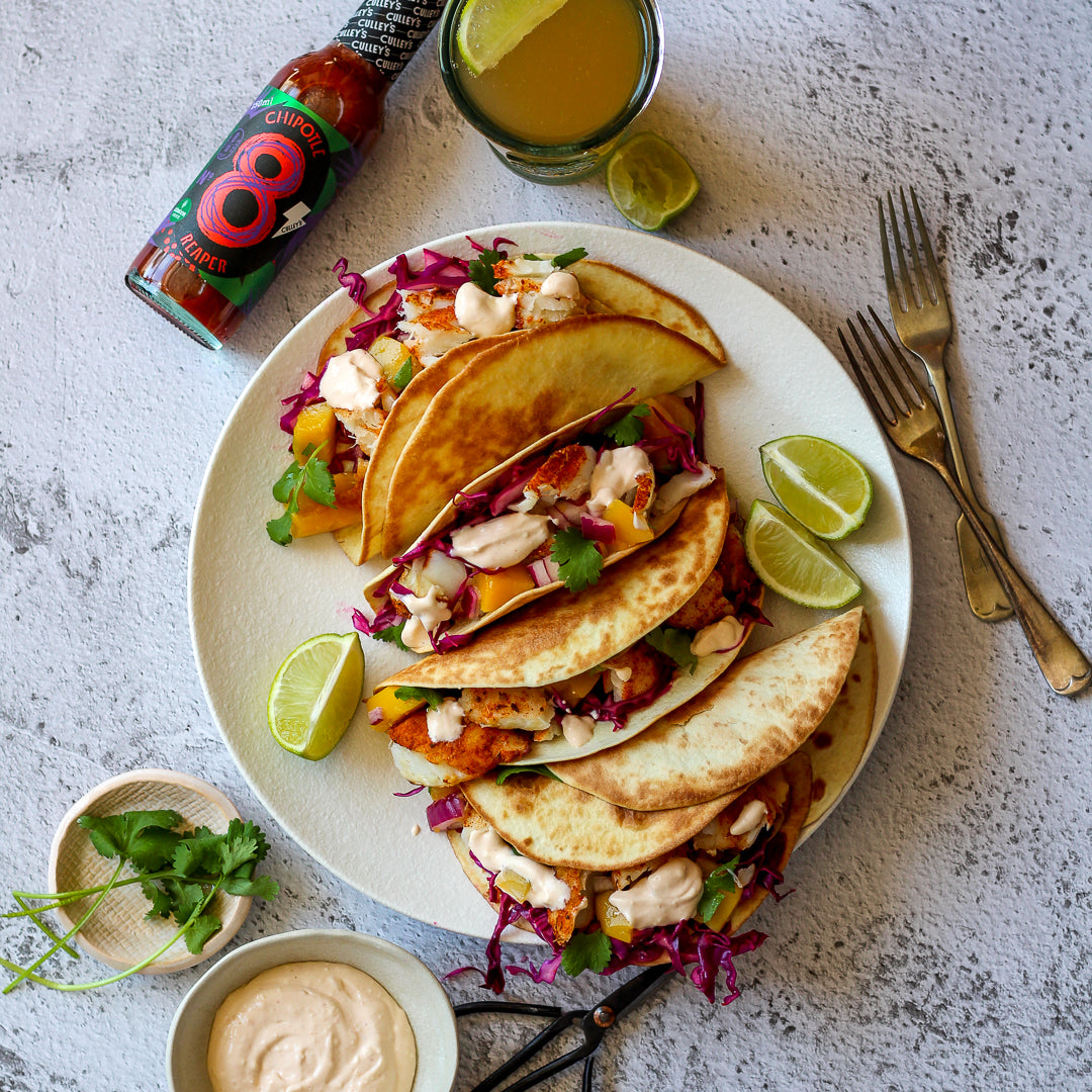 Mango & Chipotle Fish Tacos