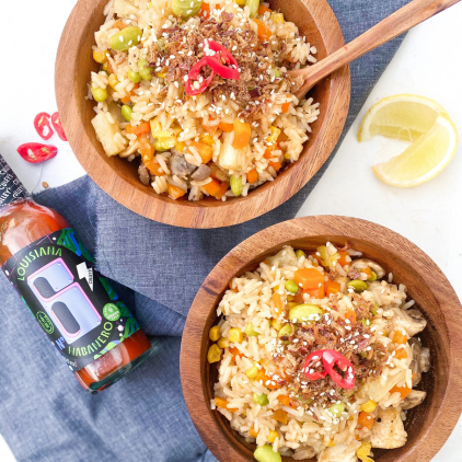 Spicy Tofu Chilli Rice