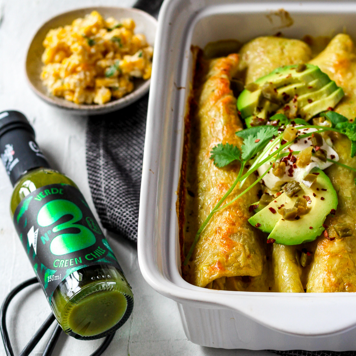 #3 VERDE GREEN CHILE HOT SAUCE